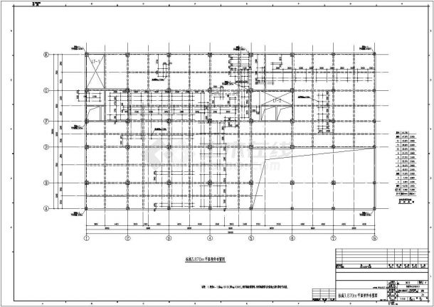 【浙江】十二层框剪结构办公大厦结构设计施工图-图二