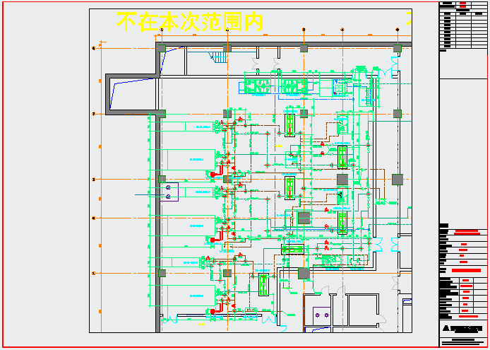 【山东】奥体中心五层办公楼空调通风排烟系统施工图