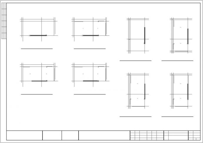 四层框架结构第十四中学公寓结构施工图（含建筑图）_图1