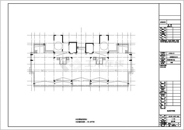 5400平十四层花园安置小区廉租房结构施工图（含建筑图）-图二