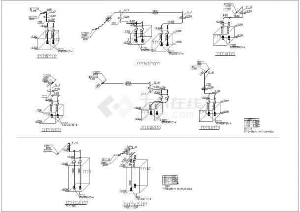 潜污泵集水坑系统图 （单泵 双泵）-图一