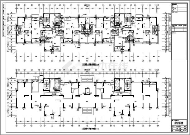 [江苏]85799㎡三十二层商业住宅楼给排水图纸（含4栋楼、同层排水）-图二