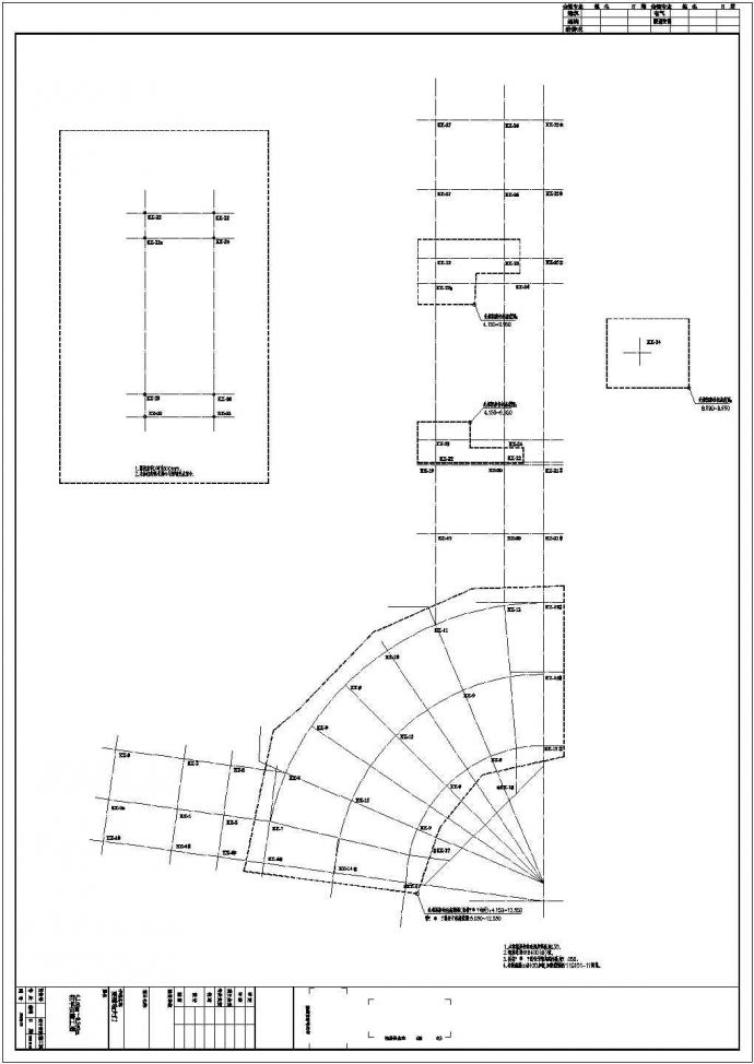 [广西]地上三层框架结构商业区结构施工图_图1