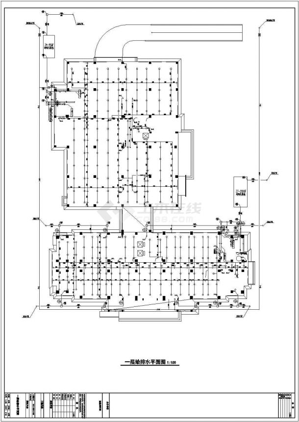 [安徽]20000㎡十二层办公楼给排水施工图-图二