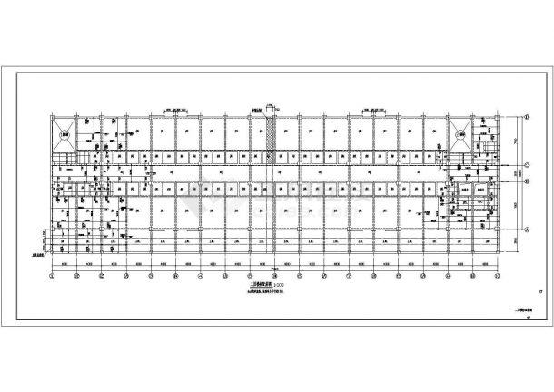 物流园六层框架厂房结构设计施工图-图二