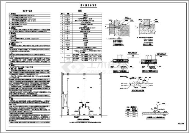 某三层公共建筑采暖通风系统设计施工图-图一