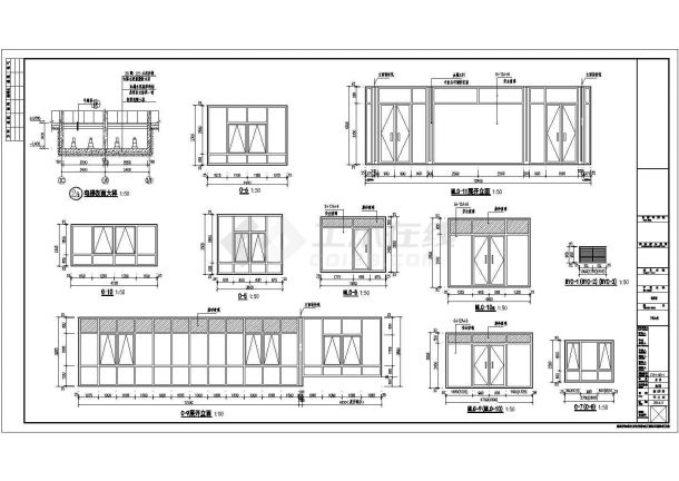 2300平两层框架结构售楼处结构设计施工图（含建筑图）-图二