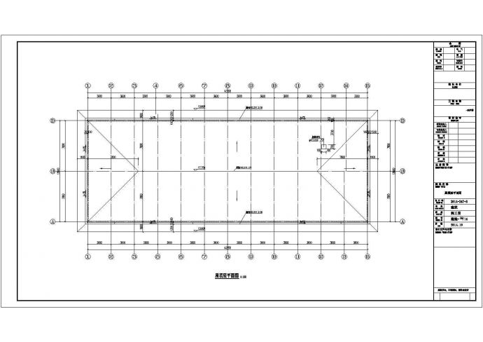 六层框架结构办案点陪护楼结构设计施工图（含建筑图）_图1