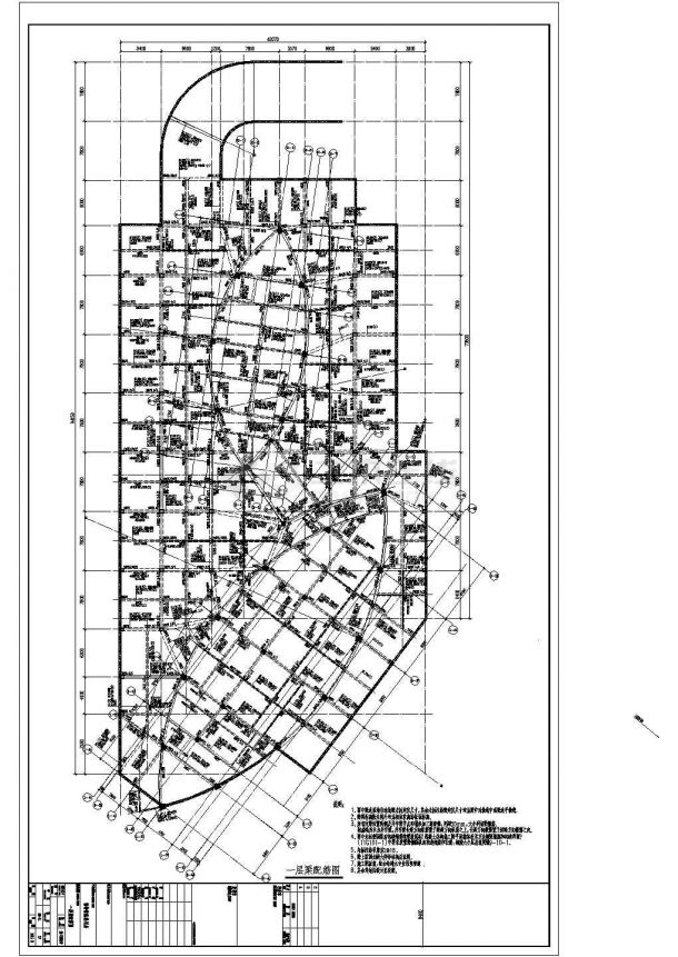 【湖南】地上二层框架结构配套用房结构设计施工图-图二