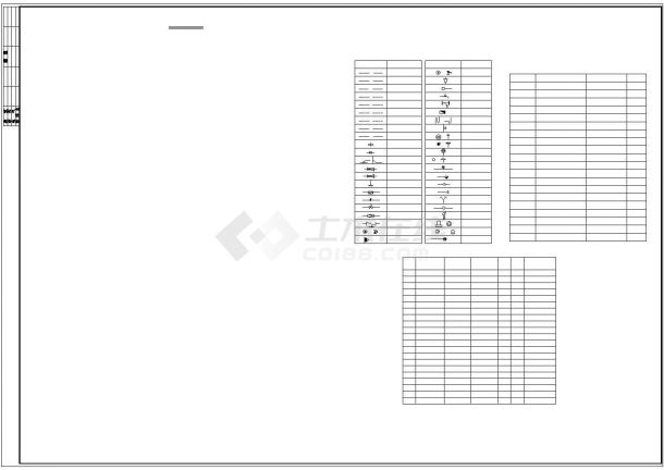 北京某六层居民楼给排水施工图-图一