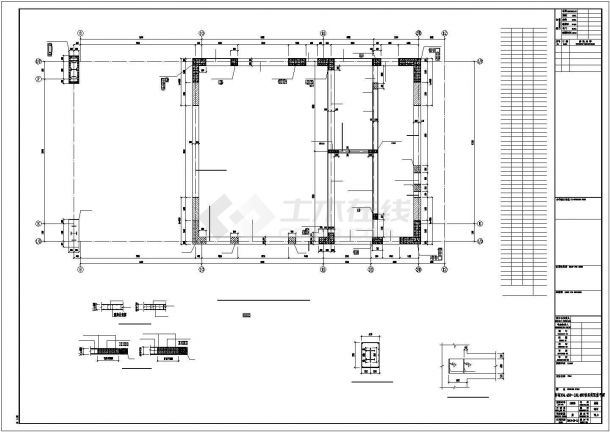 【湖北】53层框筒结构办公大厦结构施工图-图二
