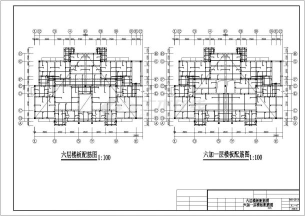 江西某七层小区砖混28#楼住宅结构图-图一