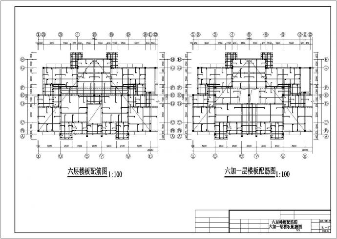江西某七层小区砖混28#楼住宅结构图_图1
