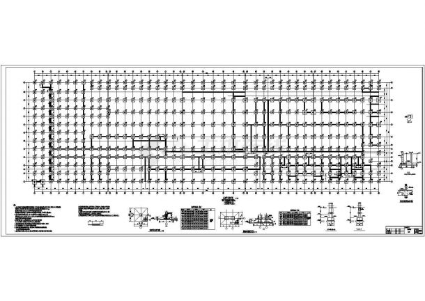 【辽宁】地上单层框架结构车间厂房结构设计施工图-图二