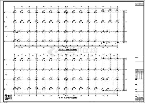 【温州】地上四层框架结构车间厂房结构设计施工图-图二
