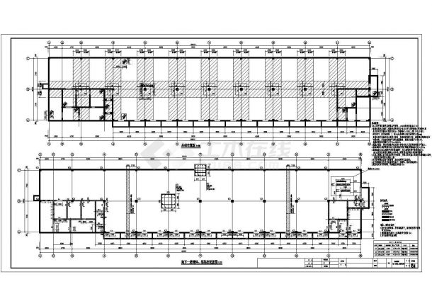 【北京】地上单层框架结构配套公建结构设计施工图-图一