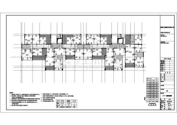 【广东】11层框架剪力墙结构住宅楼结构施工图-图二
