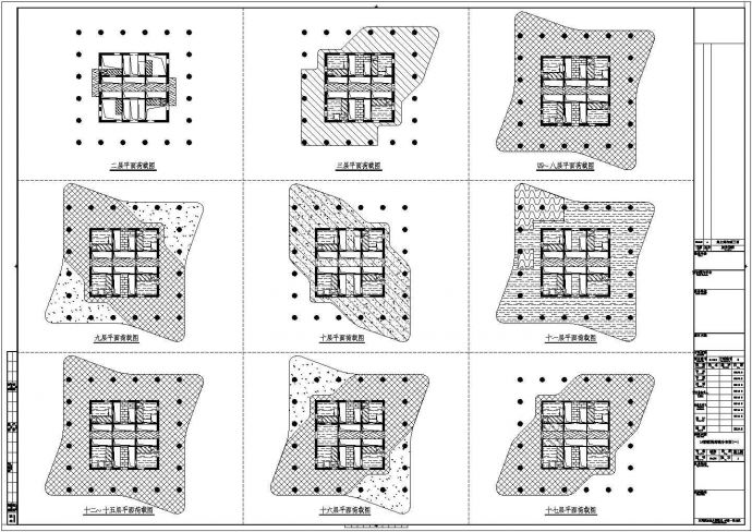 [施工图]64层框架核心筒环带桁架结构甲级写字楼结构施工图（带停机坪187张图）_图1