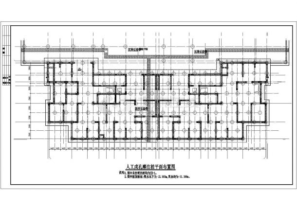 【兰州】100米高度三十四层纯剪力墙住宅结构施工图(两栋)-图一