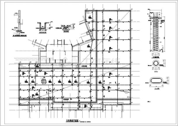【兰州】100米高度三十四层纯剪力墙住宅结构施工图(两栋)-图二