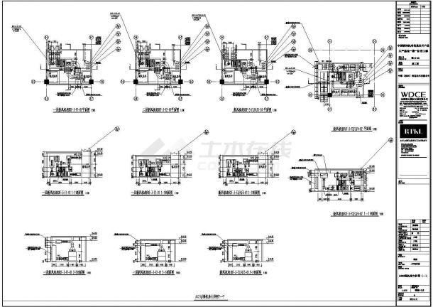 [浙江]五层科研综合楼空调人防通风防排烟系统（机房设计人防设计）-图一