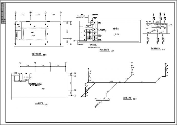某4000㎡双层别墅建筑空调及通风系统设计施工图（含消防设计）_图1