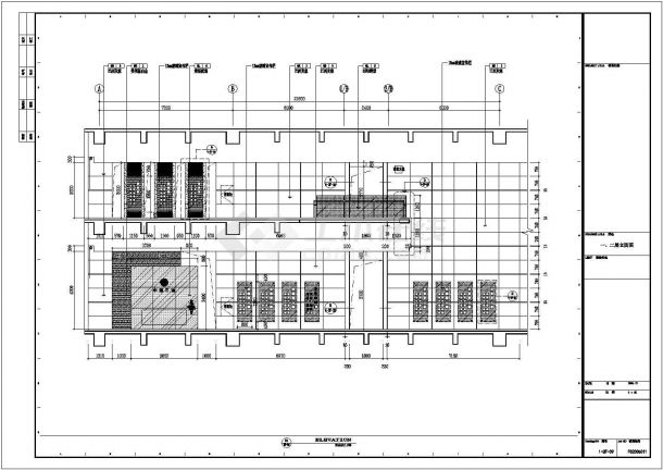【新疆】油田勘探开发综合楼室内施工图（含效果图）-图一