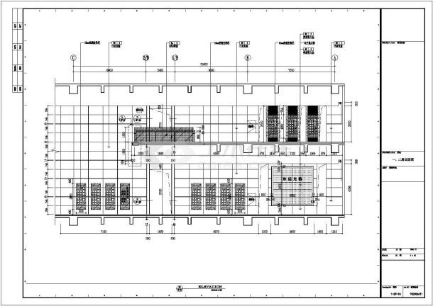 【新疆】油田勘探开发综合楼室内施工图（含效果图）-图二