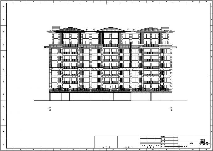 八层洋房别墅住宅区规划设计施工图_图1
