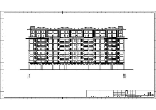 八层洋房别墅住宅区规划设计施工图-图二