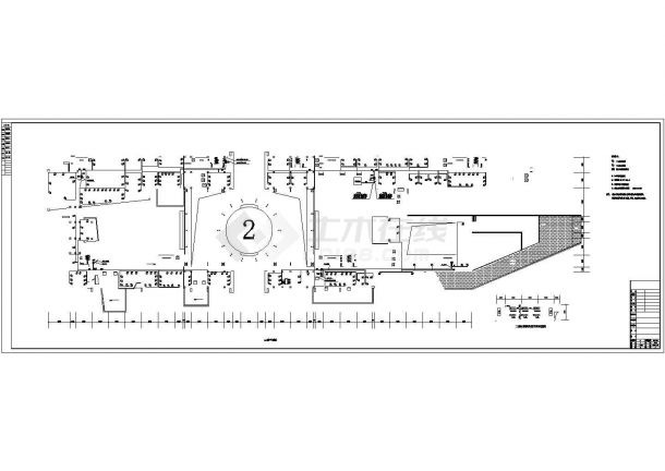 某九层办公楼综合布线系统图纸-图二