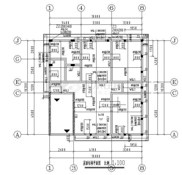 5层砌体结构住宅施工图（共2张图）-图二