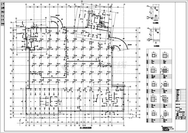 [深圳]4幢经典名居塔楼结构施工图（5万平）-图二