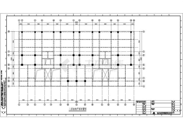 某8度区十二层剪力墙结构住宅结构设计施工图-图一