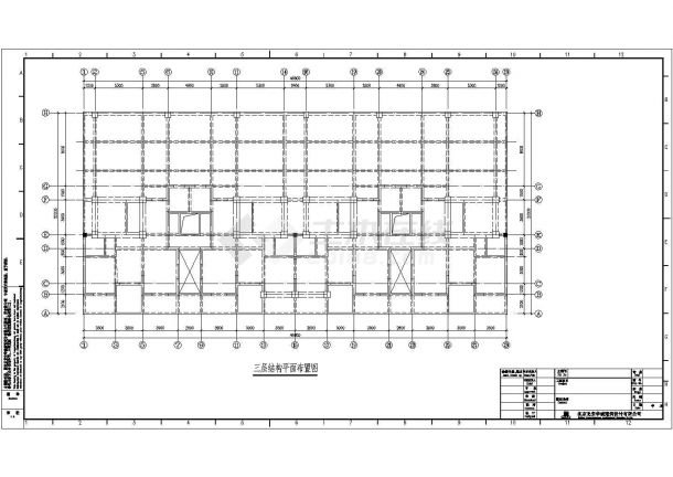 某8度区十二层剪力墙结构住宅结构设计施工图-图二