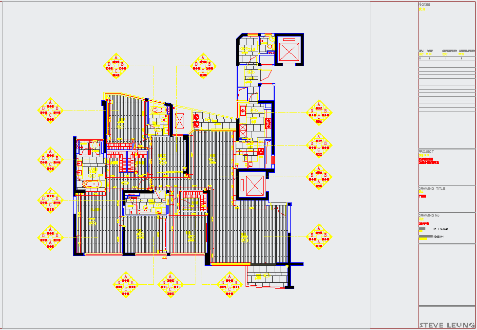 某新城D2类型公寓楼建筑设计施工图