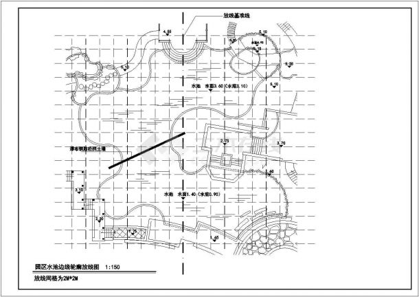 重庆园博会园区景观设计施工图-图一