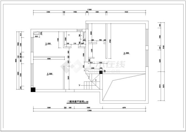 某三层别墅装饰装修全套设计施工图纸-图二