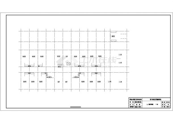某4380平方米框架结构宾馆结构毕业设计图纸-图二