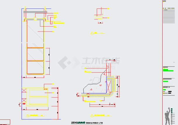 【武汉】水岸星城T3型别墅装饰装修设计施工图-图二