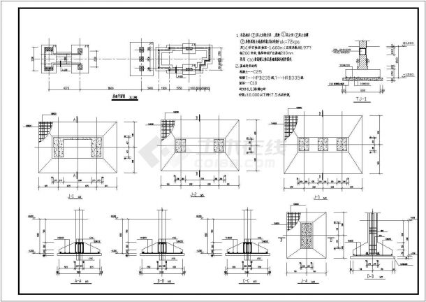 某大门建筑施工图