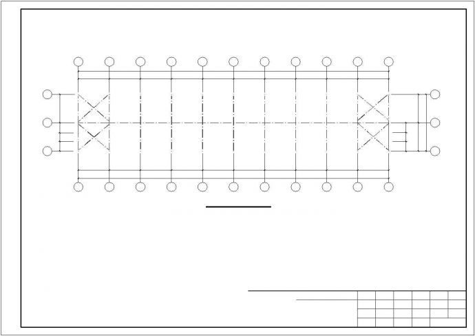 5.5米、10米茶棚钢结构施工图_图1
