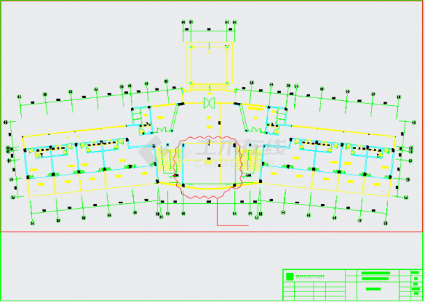 某公馆花园一期某两层GOLF室内装修设计施工图-图二