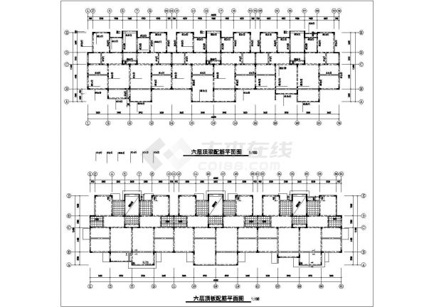 [施工图]地上61层异形柱框架结构安置房结构施工图-图二
