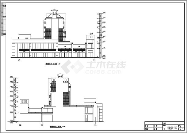 某多层住宅楼电气施工图纸-图二