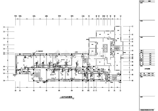 办公室空调设备建施参考详情cad-图二