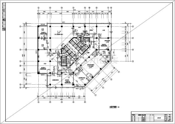 五层平面图(F10建筑施工图)-图一