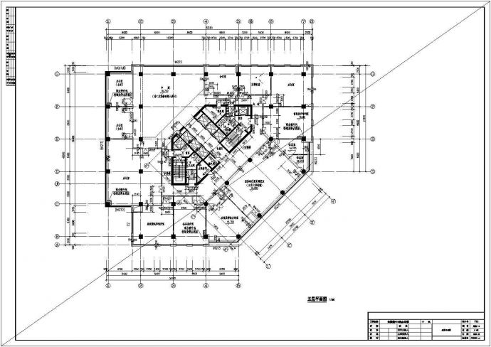 五层平面图(F10建筑施工图)_图1