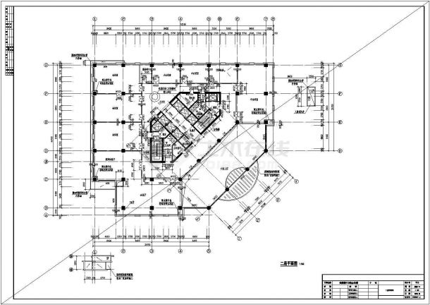 二层平面图(F10建筑施工图)-图一