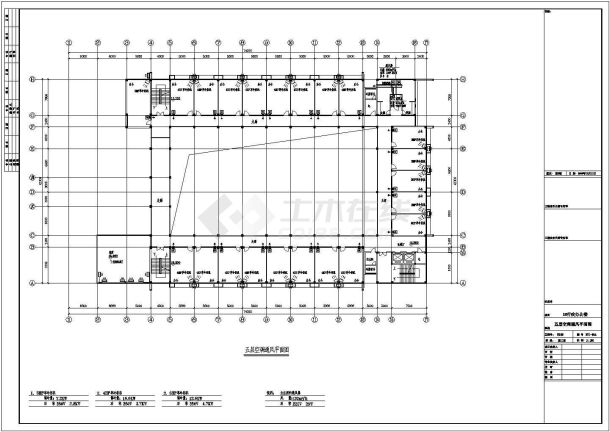 某学校多层综合楼建筑通风空调防排烟系统设计施工图-图二